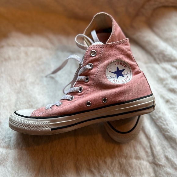 Converse Pink High-Top Sneakers - Picture 2 of 4